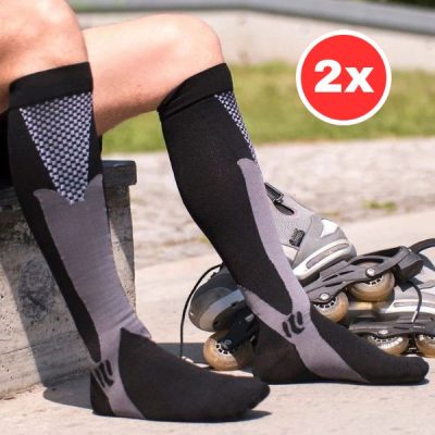 Unisex-Kompressionssocken (2 Paar) | PRESSOSOX