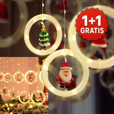2x Weihnachts-LED-Dekorationsringe | JOLLYRINGS
